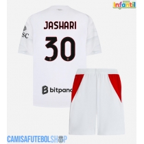 Camisa de time de futebol AC Milan Ardon Jashari #30 Replicas 2º Equipamento Infantil 2026-27 Manga Curta (+ Calças curtas)